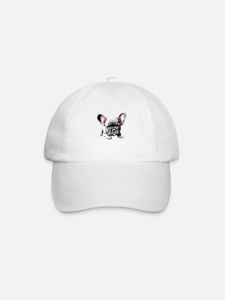 Bulldogge Hundehalter Hund Hundebesitzer Hunde - Baseballkappe - Weiß/Weiß