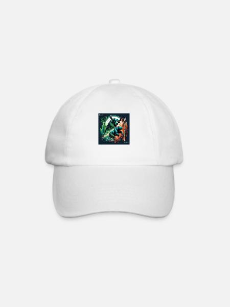 Aktienmarkt - Baseballkappe - Weiß/Weiß