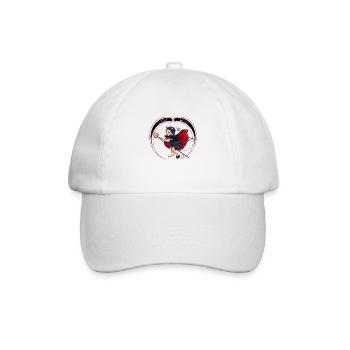 kleines Teufelchen - Baseballkappe - Weiß/Weiß - Vorne