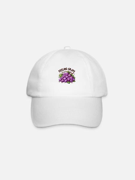 Feeling Grape - Baseballkappe - Weiß/Weiß