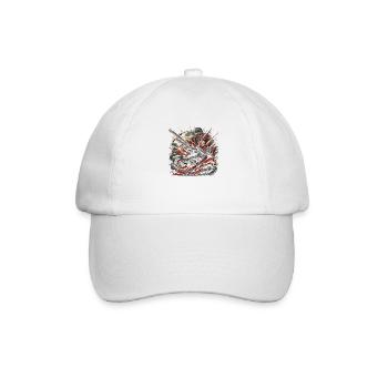 Entfesselte Artilleriewut - Baseballkappe - Weiß/Weiß - Vorne