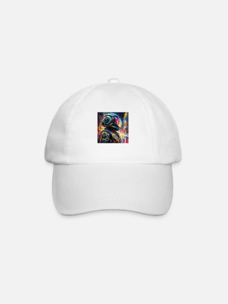 Astronaut - Baseballkappe - Weiß/Weiß