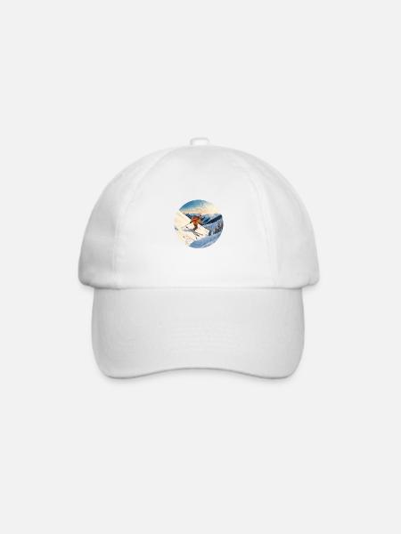 Alpiner Nervenkitzel - Baseballkappe - Weiß/Weiß