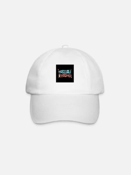 Normal - Baseballkappe - Weiß/Weiß