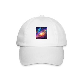Glühwürmchen-Galaxie - Baseballkappe - Weiß/Weiß - Vorne