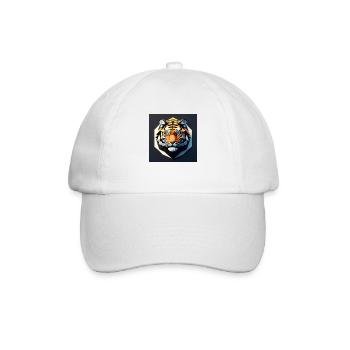 Tiger - Baseballkappe - Weiß/Weiß - Vorne