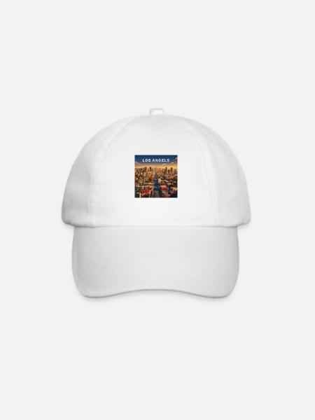 Los Angeles - Baseballkappe - Weiß/Weiß
