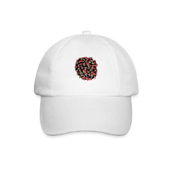 TÖDLICHES DEFo III 2107-VIRUS - Baseballkappe - Weiß/Weiß - Vorne