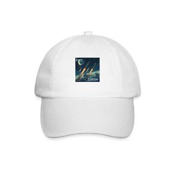 Exit Earth - Baseballkappe - Weiß/Weiß - Vorne