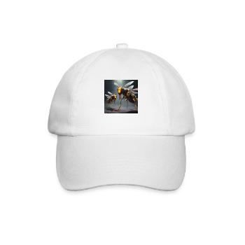 Vampir Bienen - Baseballkappe - Weiß/Weiß - Vorne