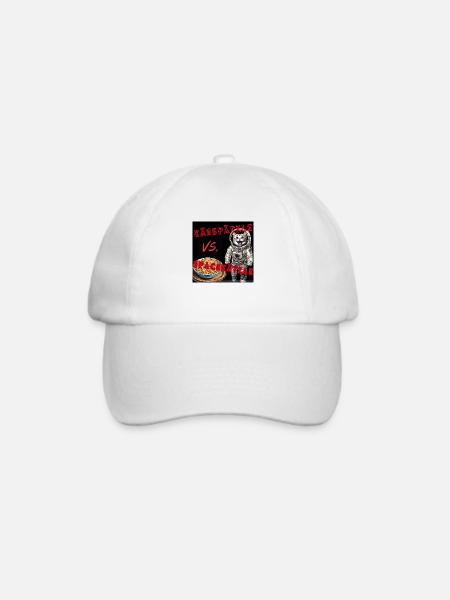 kässpätzle spacekätzle - Baseballkappe - Weiß/Weiß