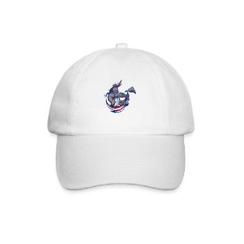 indianer - Baseballkappe - Weiß/Weiß - Vorne