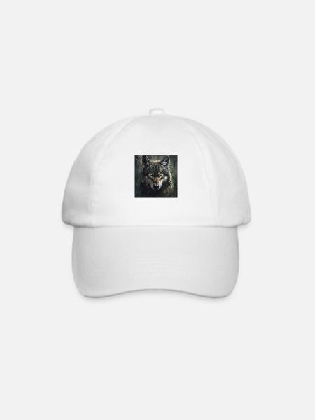 Wikinger Wolf Odins Wölfe Geri & Freki Valhalla - Baseballkappe - Weiß/Weiß