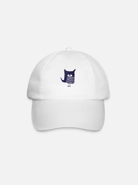 Eulalia Blau - Baseballkappe - Weiß/Weiß