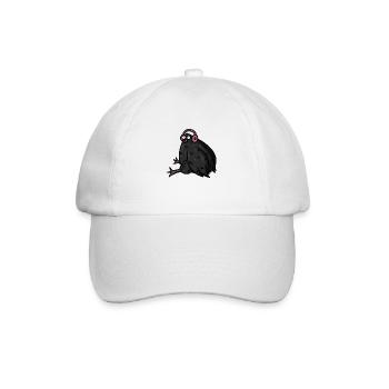 Amsel - Baseballkappe - Weiß/Weiß - Vorne