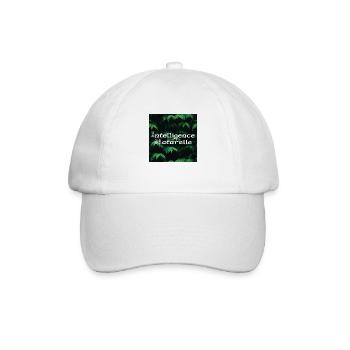 Natürliche künstliche Intelligenz - Baseballkappe - Weiß/Weiß - Vorne