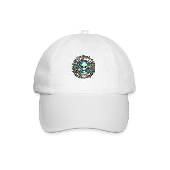 Glaube an dich Alien - Baseballkappe - Weiß/Weiß - Vorne