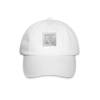 Minimalismus x Mythologie - Baseballkappe - Weiß/Weiß - Vorne