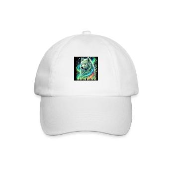 Aurora Wolf - Baseballkappe - Weiß/Weiß - Vorne