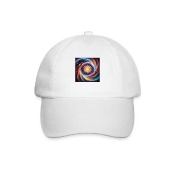 Mythische Sternenfusion - Baseballkappe - Weiß/Weiß - Vorne