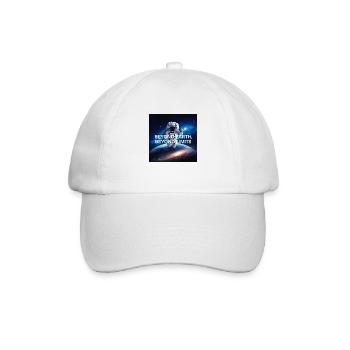 Beyond earth, beyond limits - Baseballkappe - Weiß/Weiß - Vorne