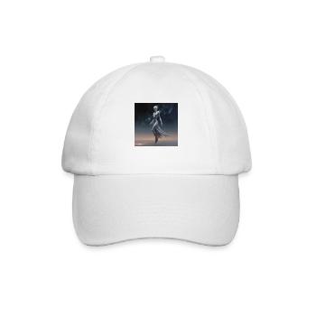 Interstellarer Wanderer - Baseballkappe - Weiß/Weiß - Vorne