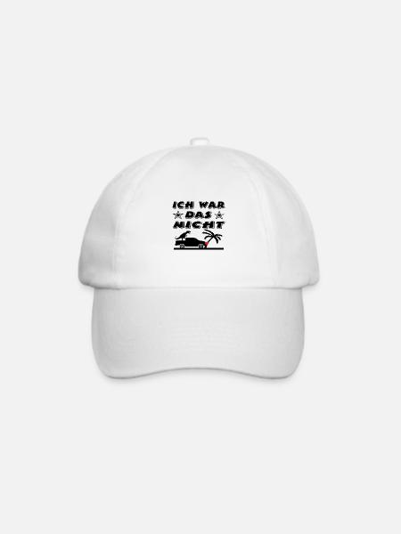 Auto - Baseballkappe - Weiß/Weiß