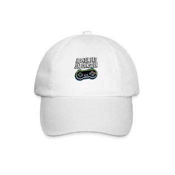 Ich kann nicht trösten - Baseballkappe - Weiß/Weiß - Vorne