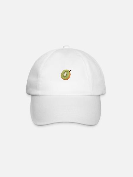 Kiwi - Baseballkappe - Weiß/Weiß