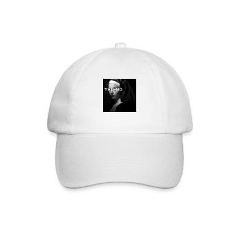 Techno Nun - Rave Design - Baseballkappe - Weiß/Weiß - Vorne