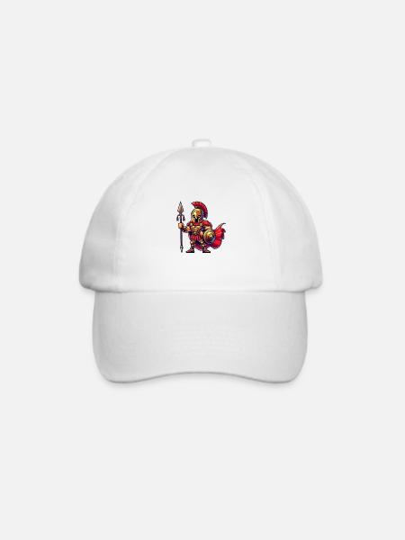 Spartaner - Baseballkappe - Weiß/Weiß