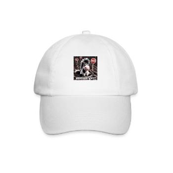 Donner verfressen - Baseballkappe - Weiß/Weiß - Vorne