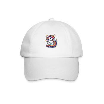 Unicorn - Baseballkappe - Weiß/Weiß - Vorne
