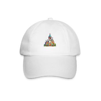 Kirche - Baseballkappe - Weiß/Weiß - Vorne