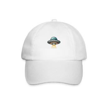 ufo - Baseballkappe - Weiß/Weiß - Vorne