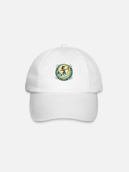 Schütze - Baseballkappe - Weiß/Weiß