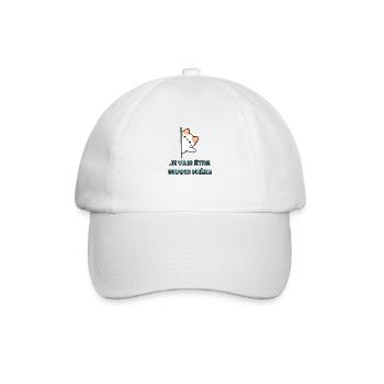 Ich werde großer Bruder sein - Bald großer Bruder - Baseballkappe - Weiß/Weiß - Vorne