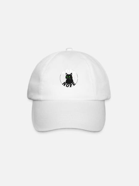 Cat Nope 09075 - Baseballkappe - Weiß/Weiß