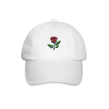 rose - Baseballkappe - Weiß/Weiß - Vorne