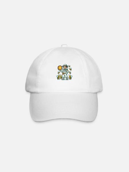 imker bienen - Baseballkappe - Weiß/Weiß