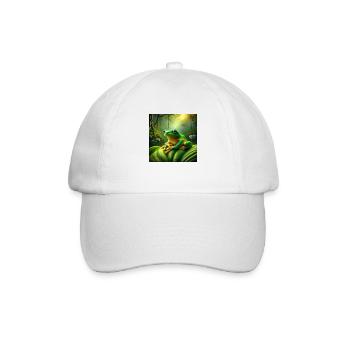 Kambo Frog - Baseballkappe - Weiß/Weiß - Vorne