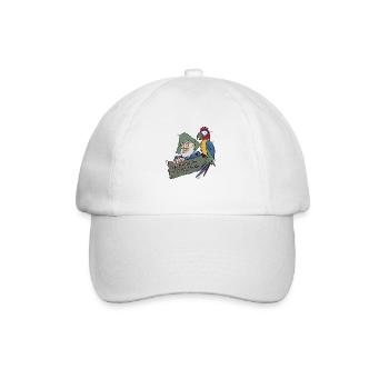 Robinson Crusoe Tag - Baseballkappe - Weiß/Weiß - Vorne