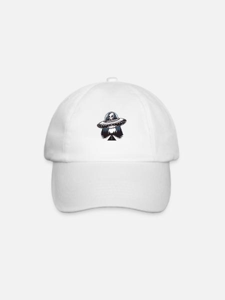Entführung durch Außerirdische - Baseballkappe - Weiß/Weiß