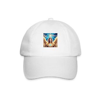 Metatron Engel - Baseballkappe - Weiß/Weiß - Vorne