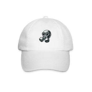 gasmaske - Baseballkappe - Weiß/Weiß - Vorne