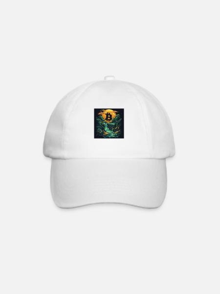 Bitcoin - Baseballkappe - Weiß/Weiß