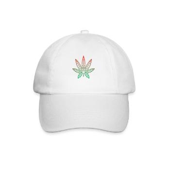 Hanf - Baseballkappe - Weiß/Weiß - Vorne