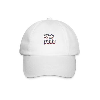 Hergestellt im Jahr 1996 Retro - Baseballkappe - Weiß/Weiß - Vorne