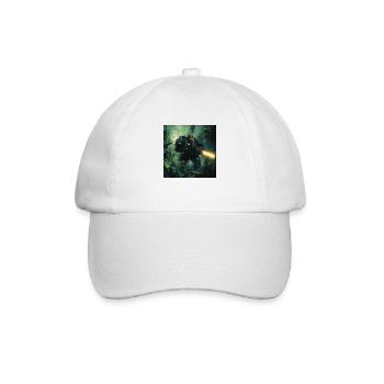 Sci Fi Krieger3 - Baseballkappe - Weiß/Weiß - Vorne