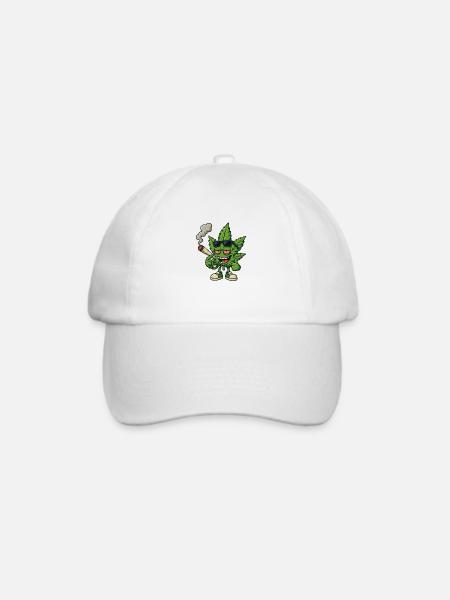 Dr. Greenhit - Baseballkappe - Weiß/Weiß